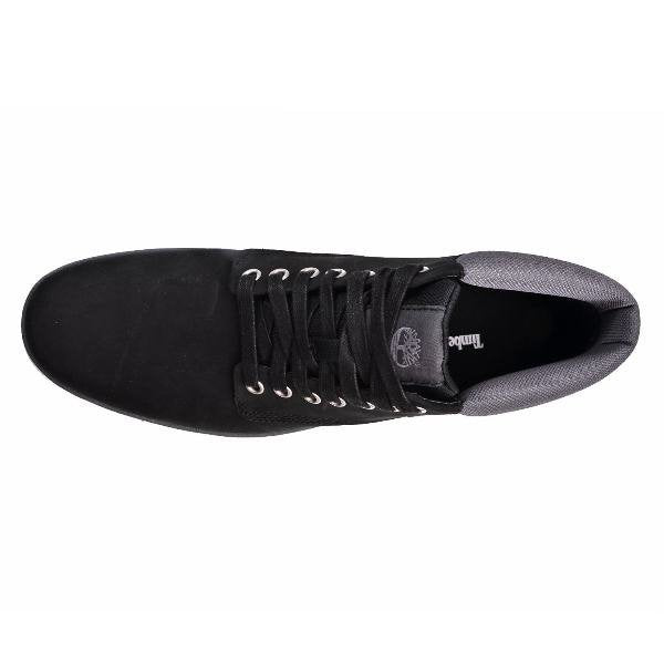 TIMBERLAND CHUKKA LEATHER BLACK BOOT