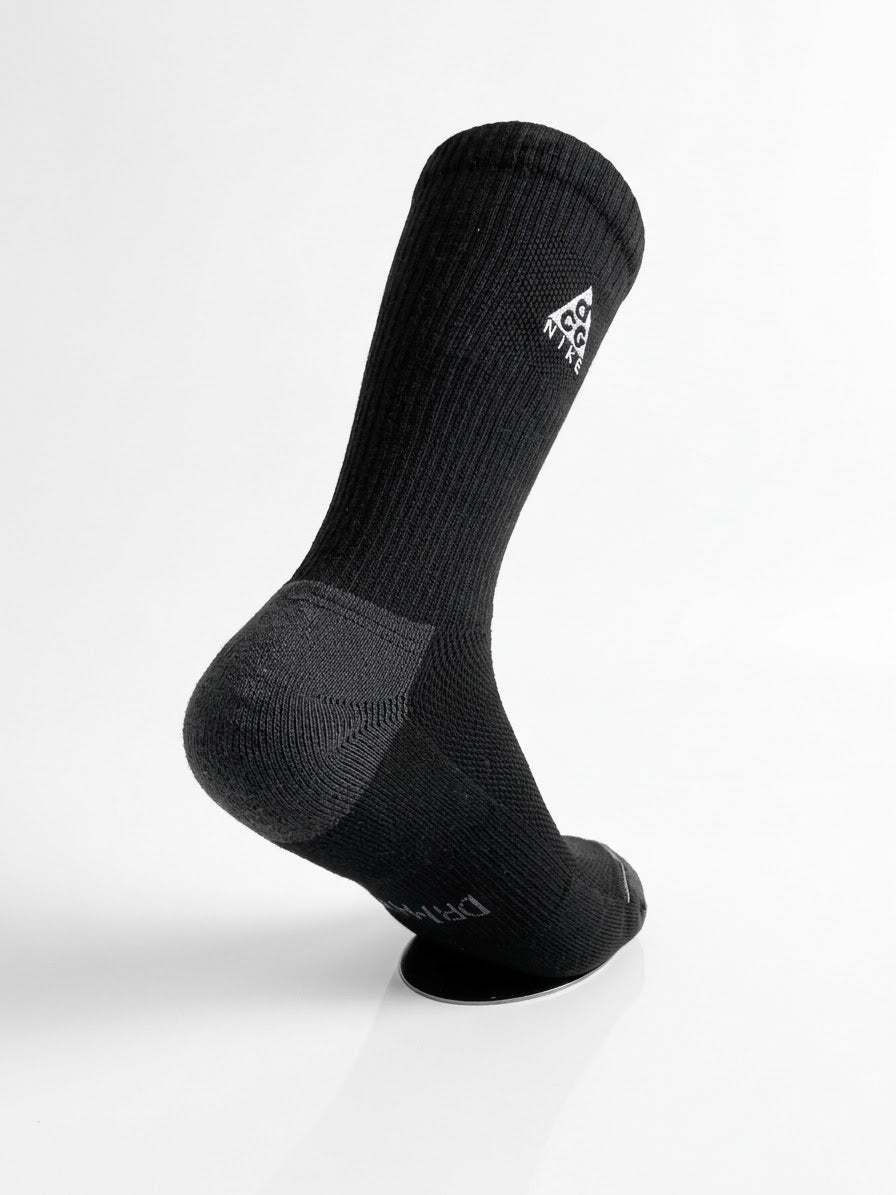 NIKE SOCKS BLACK (Each Kit Equal 3 pairs)