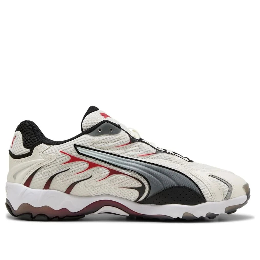 PUMA INHALE "أبيض دافئ وأحمر لكل الأوقات"