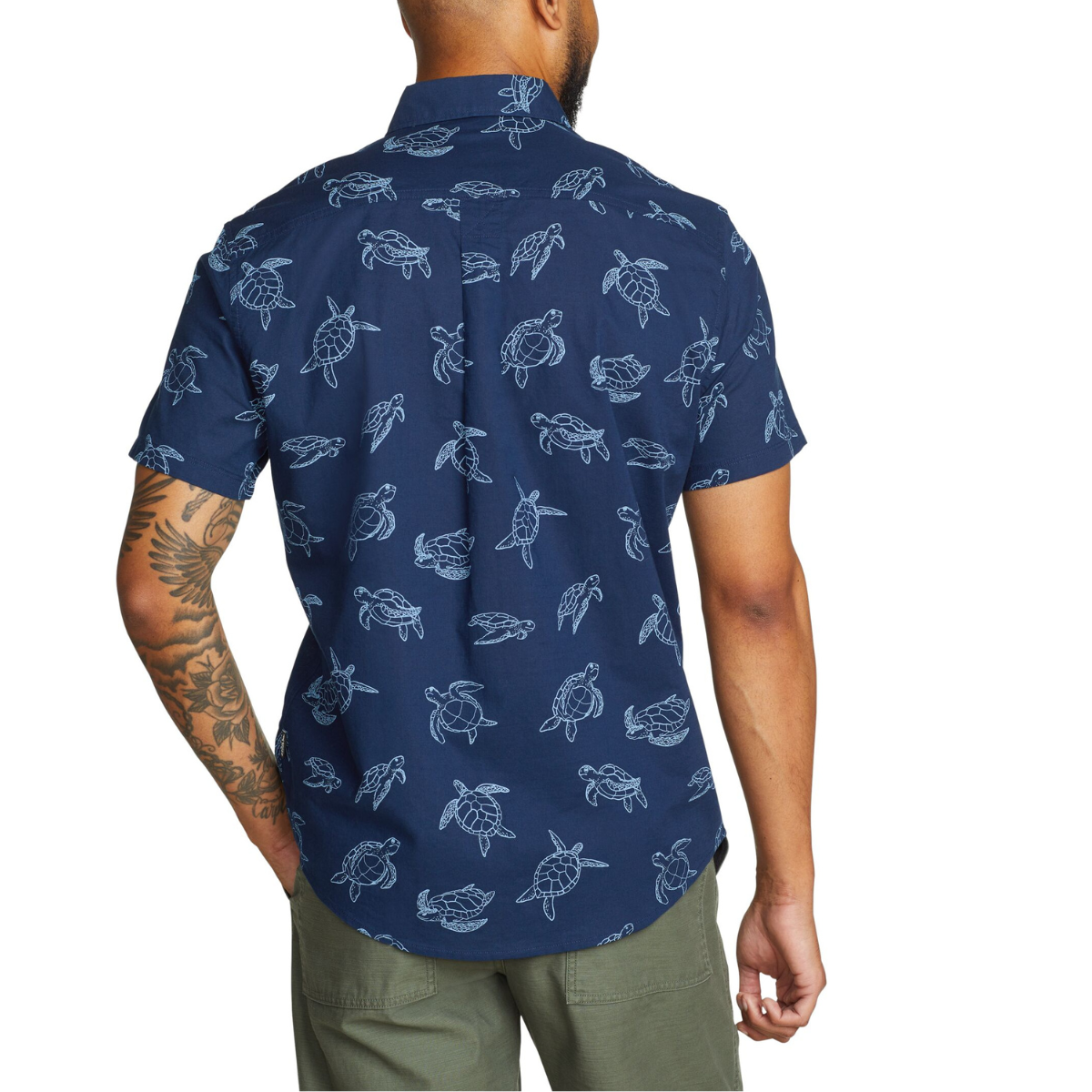 EDDIE BAUER MEN'S SHORT SLEEVE SHIRT