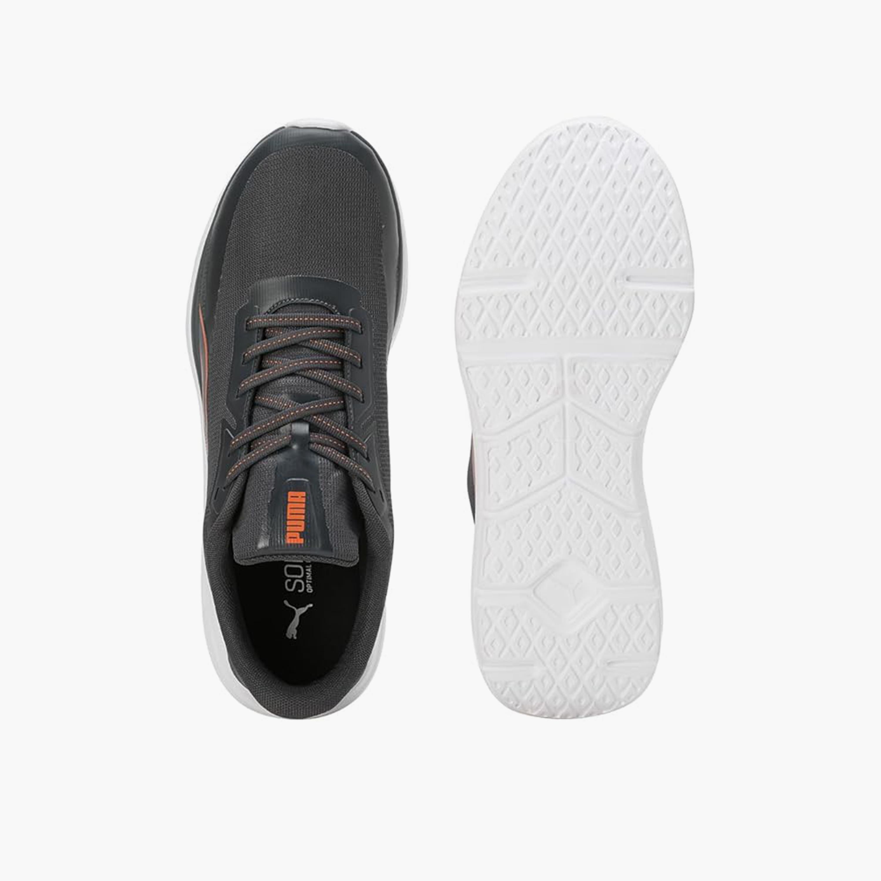 PUMA MENS EVOFLEX STRONG LACE-UP RUNNING SHOES