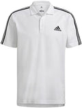 ADIDAS AEROREADY Essentials Piqué Embroidered Small Logo 3-Stripes Polo Shirt (GK9138)