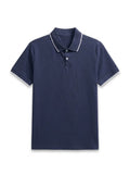 Stylus Men's Classic Navy Blue Polo Shirt