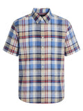 TOMMY HILFIGER Men's Classic Plaid Short Sleeve