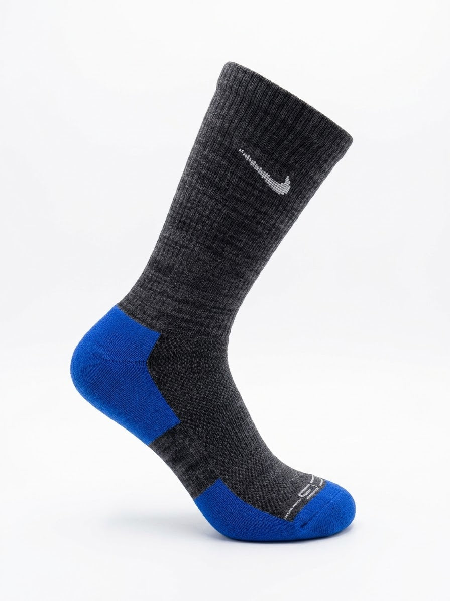 NIKE SOCKS BLACK-BLUE (Each Kit Equal 3 pairs)