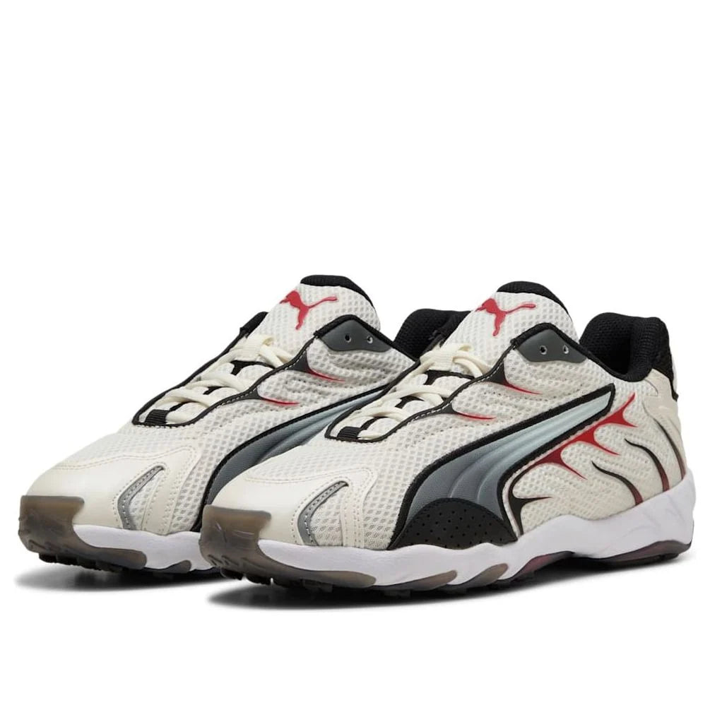 PUMA INHALE "أبيض دافئ وأحمر لكل الأوقات"