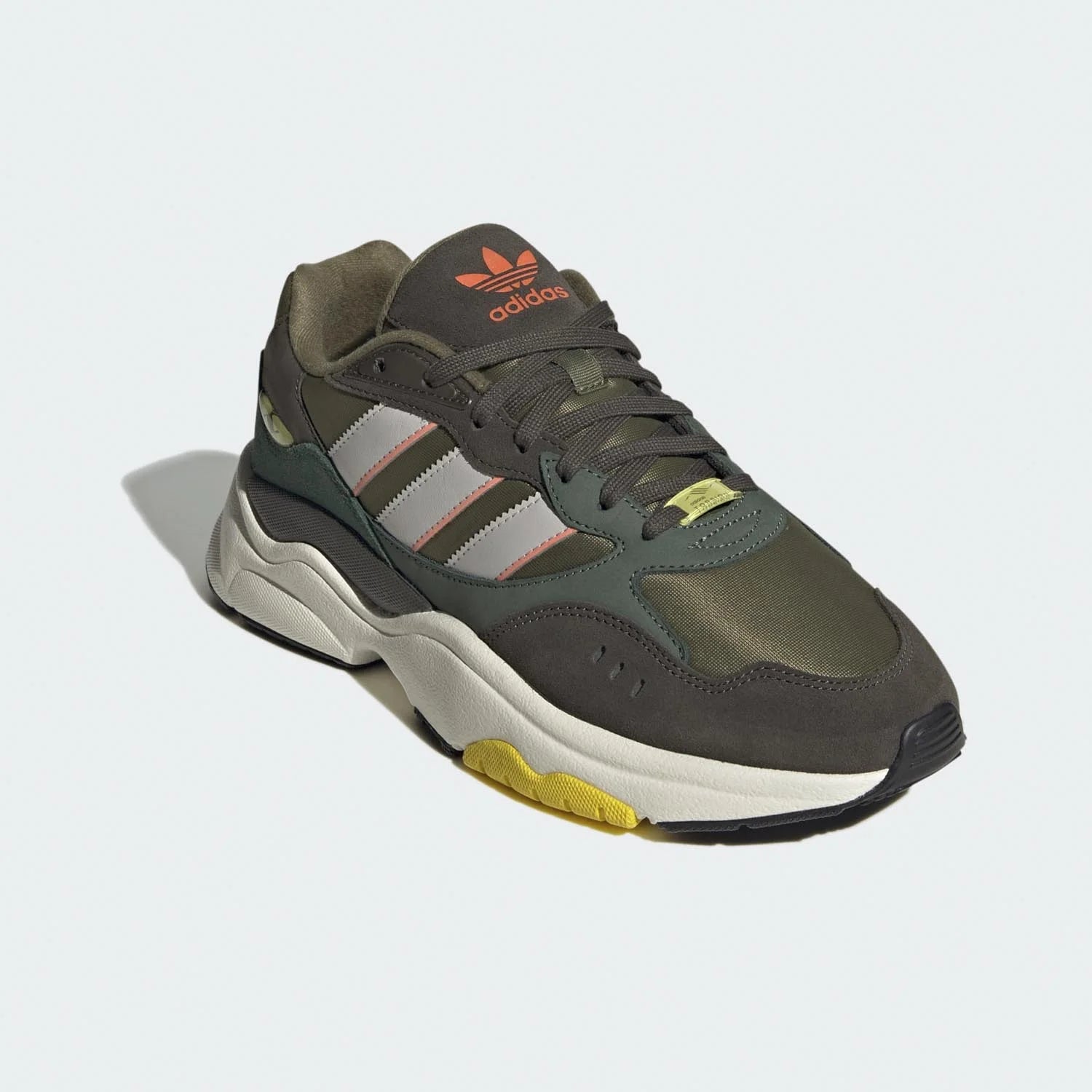 ADIDAS Retropy F90 زيتوني مركز رمادي