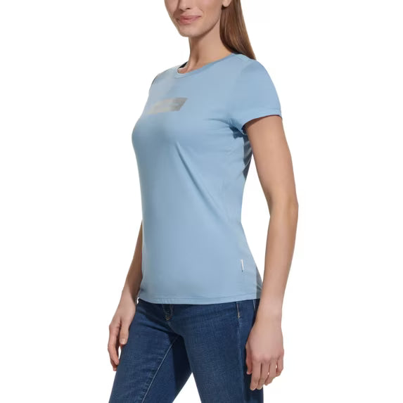 Calvin Klein Jeans Ladies' Logo Tee, Blue