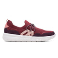 CLARKS BURGUNDY C LOAFER FLAT