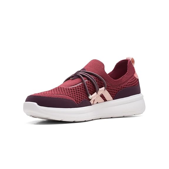 CLARKS BURGUNDY C LOAFER FLAT