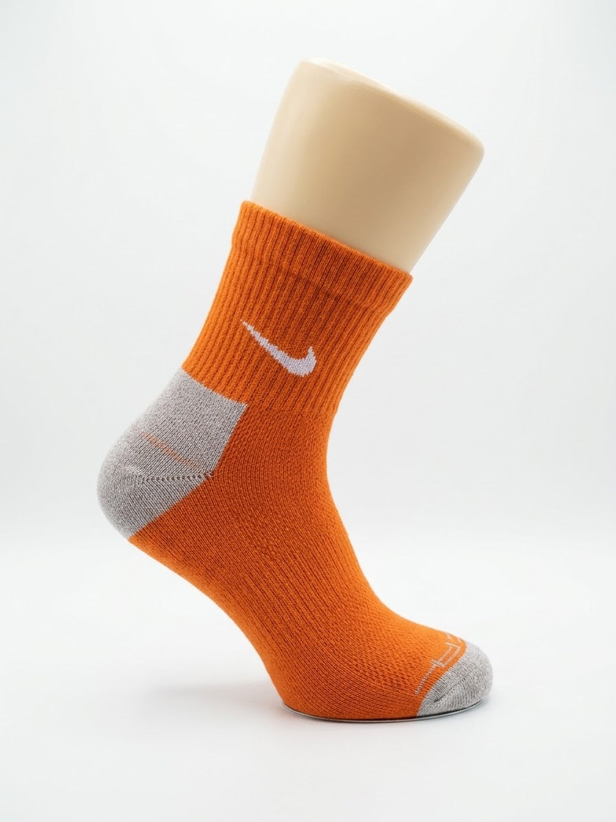 NIKE SOCKS ORANGE (Each Kit Equal 3 pairs)