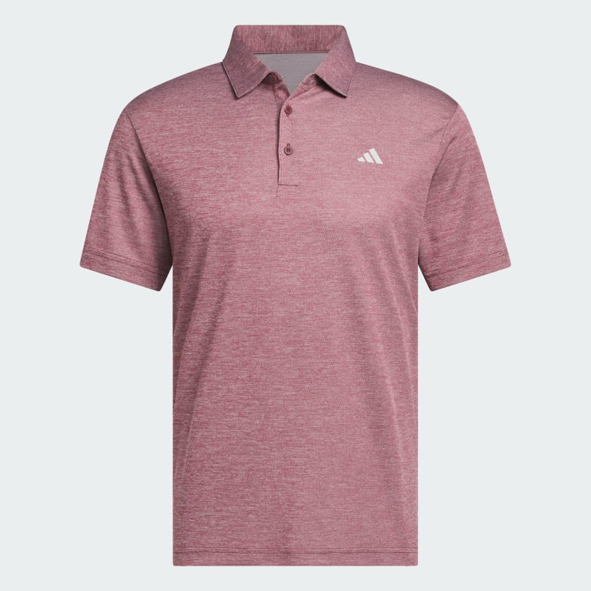 ADIDAS PERFORMANCE HEATHER POLO SHIRT