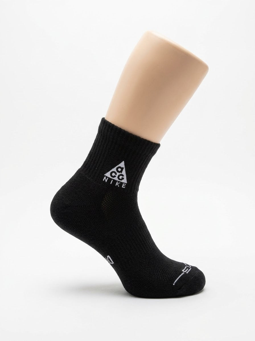 NIKE SOCKS BLACK (Each Kit Equal 3 pairs)