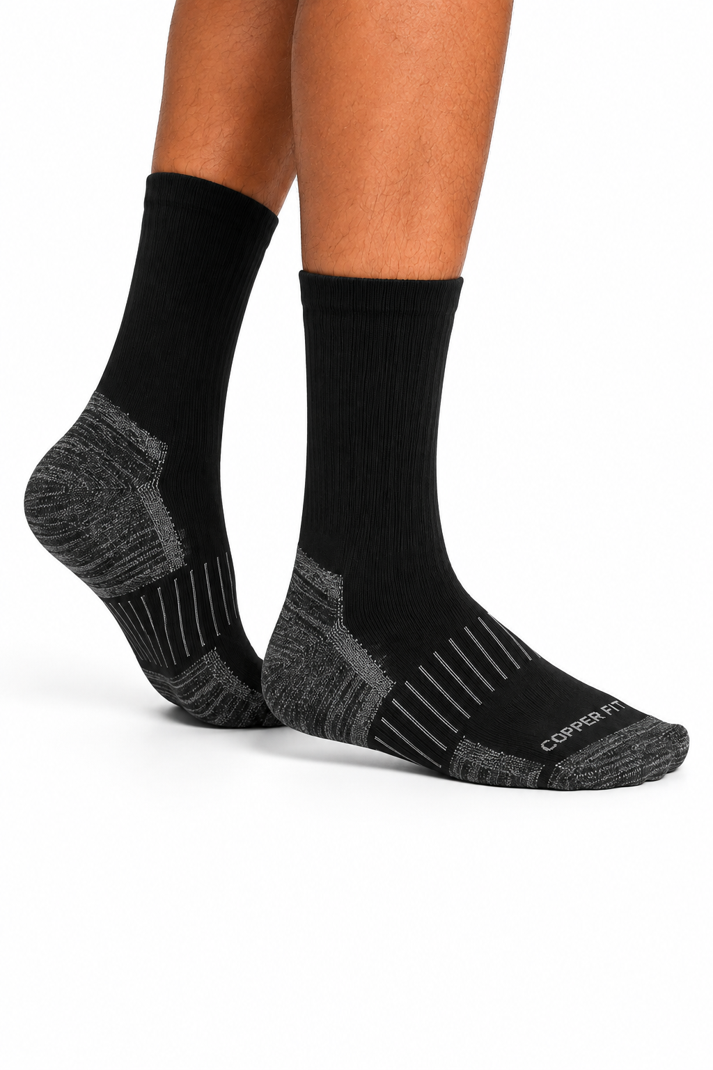 COPPER FIT Performance Socks – Black/Gray