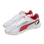 حذاء رجالي PUMA Ferrari Tiburion، حذاء رياضي أبيض بالتعاون مع فيراري