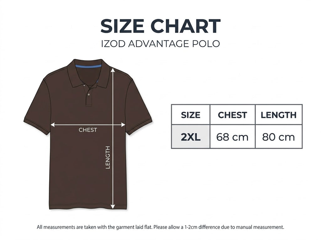 IZOD Advantage Performance Polo Shirt - Brown