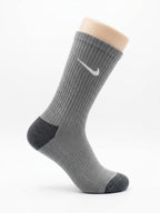 NIKE SOCKS GRAY (Each Kit Equal 3 pairs)