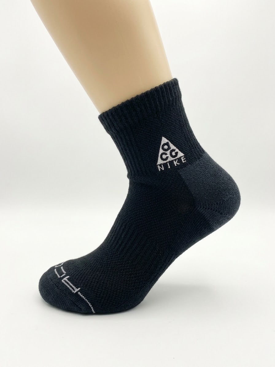 NIKE SOCKS BLACK (Each Kit Equal 3 pairs)