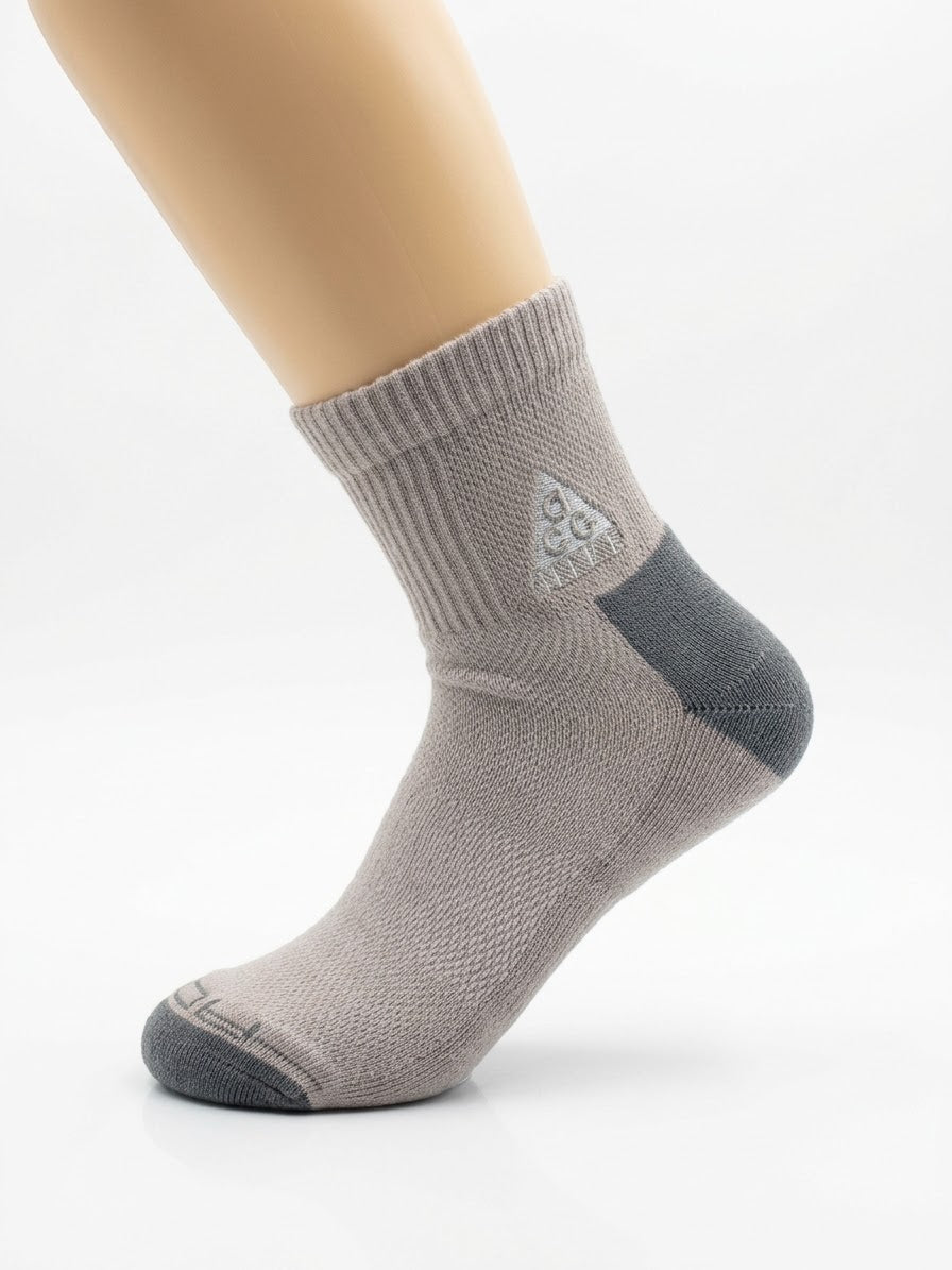 NIKE SOCKS BEIGE (Each Kit Equal 3 pairs)