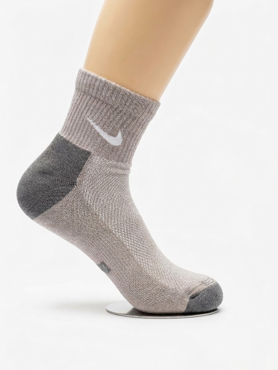 NIKE SOCKS BEIGE (Each Kit Equal 3 pairs)
