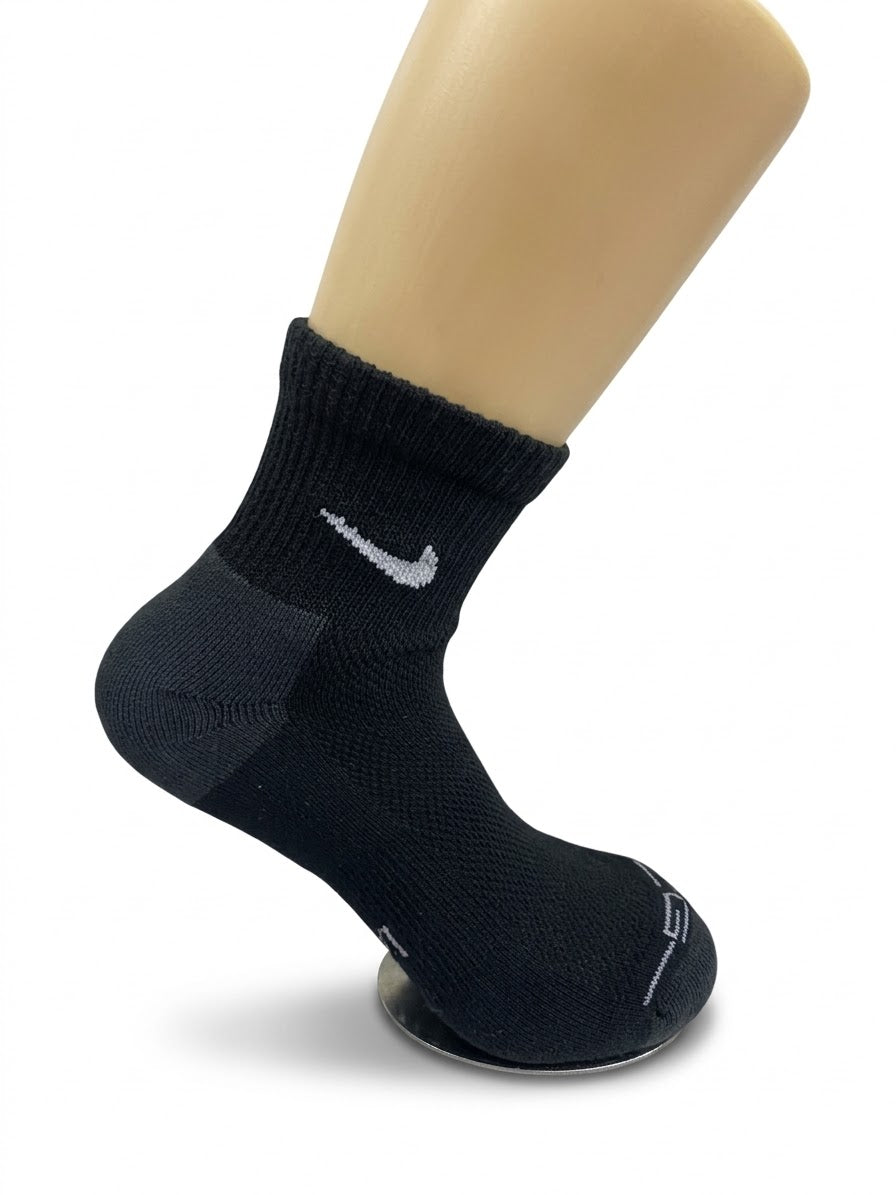 NIKE SOCKS BLACK (Each Kit Equal 3 pairs)