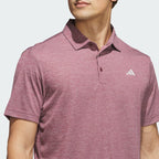 ADIDAS PERFORMANCE HEATHER POLO SHIRT