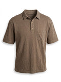 Banana Republic Men’s Vintage Wash Polo Shirt - Olive Brown