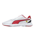 حذاء رجالي PUMA Ferrari Tiburion، حذاء رياضي أبيض بالتعاون مع فيراري