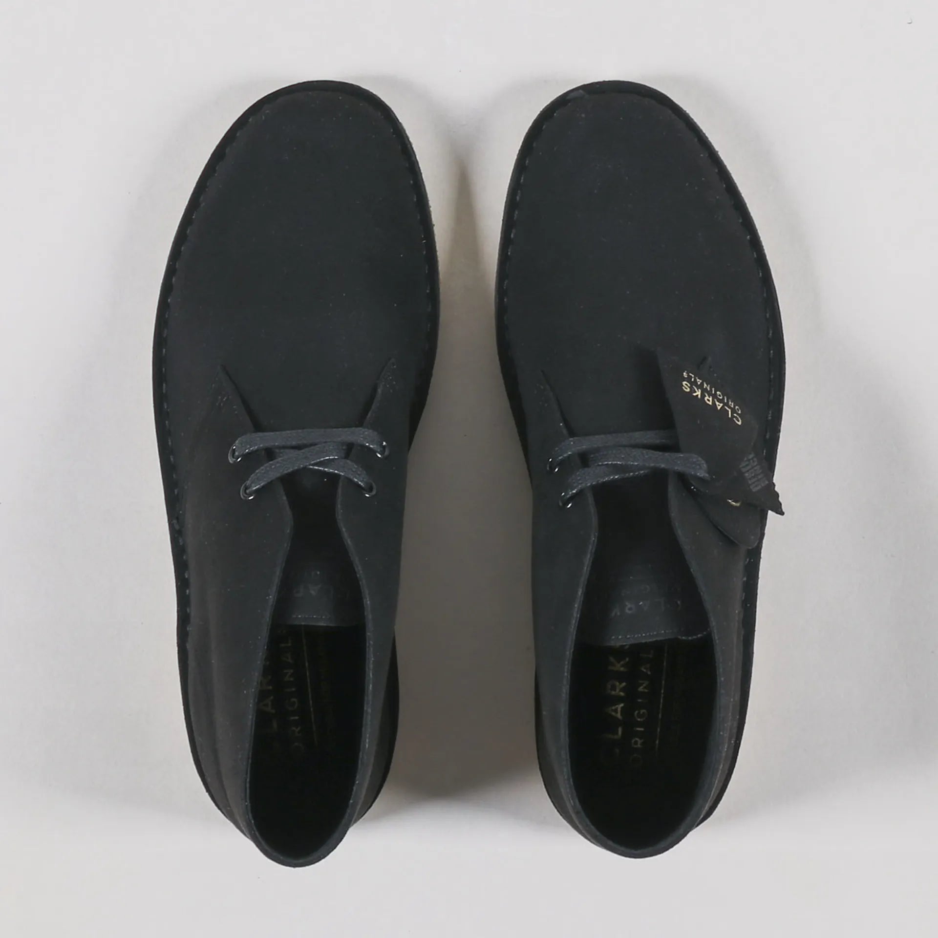 CLARKS DESERT BOOT BLACK VEGAN