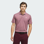 ADIDAS PERFORMANCE HEATHER POLO SHIRT