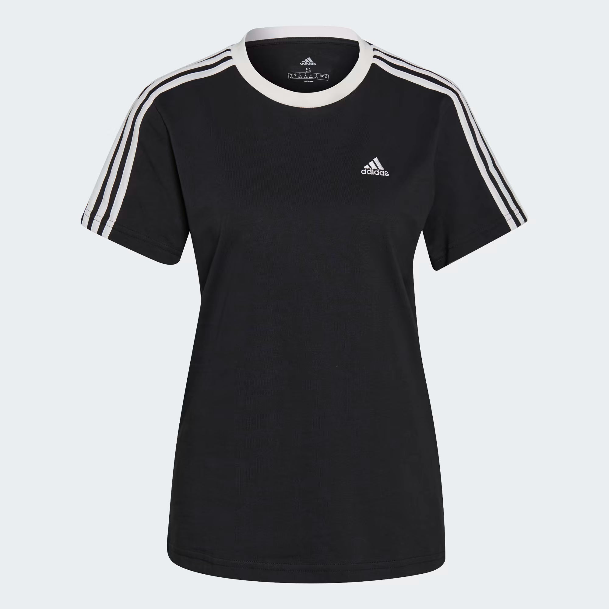 Adidas Essentials 3-Stripes T-shirt black