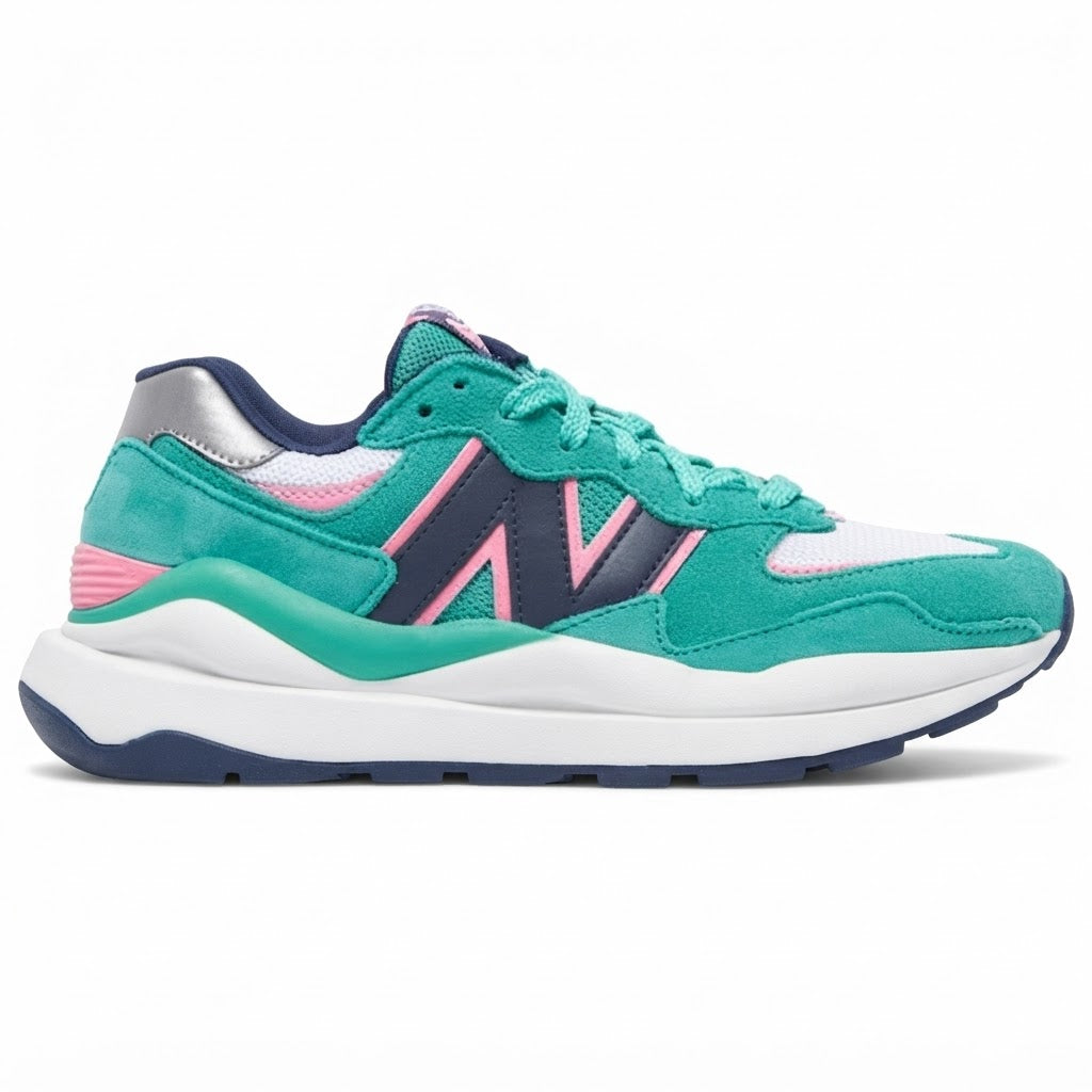 NEW BALANCE Womens 57/40 In Emerald Sky/natural
