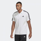 ADIDAS AEROREADY Essentials Piqué Embroidered Small Logo 3-Stripes Polo Shirt (GK9138)