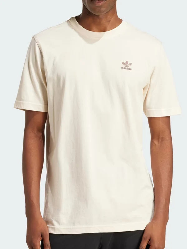 ADIDAS T-SHIRT TREFOIL ESSENTIALS BEIGE JC9991