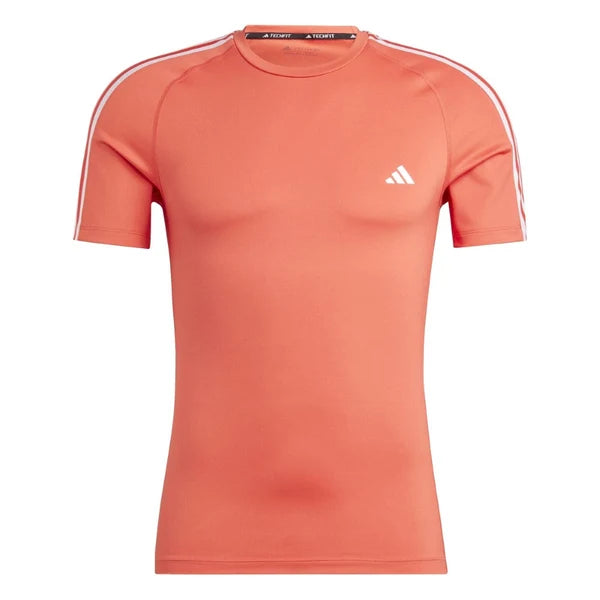 ADIDAS Techfit 3-Stripes Training T-shirts