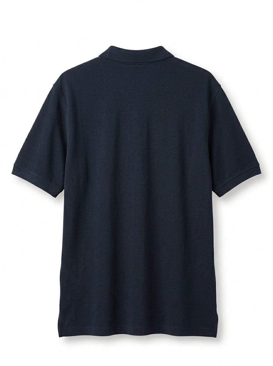 Eddie Bauer Men's Classic Fit Short Sleeve Polo Shirt - Dark Navy