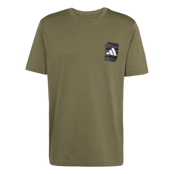 ADIDAS Camo Woven Graphic T-shirt