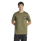 ADIDAS Camo Woven Graphic T-shirt