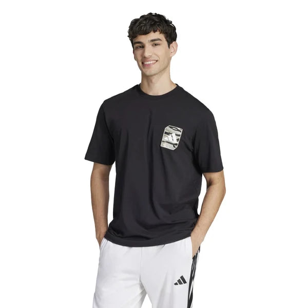 ADIDAS Camo Woven Graphic T-shirt