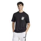 ADIDAS Camo Woven Graphic T-shirt