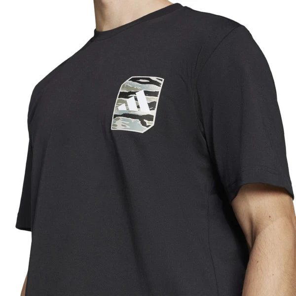 ADIDAS Camo Woven Graphic T-shirt