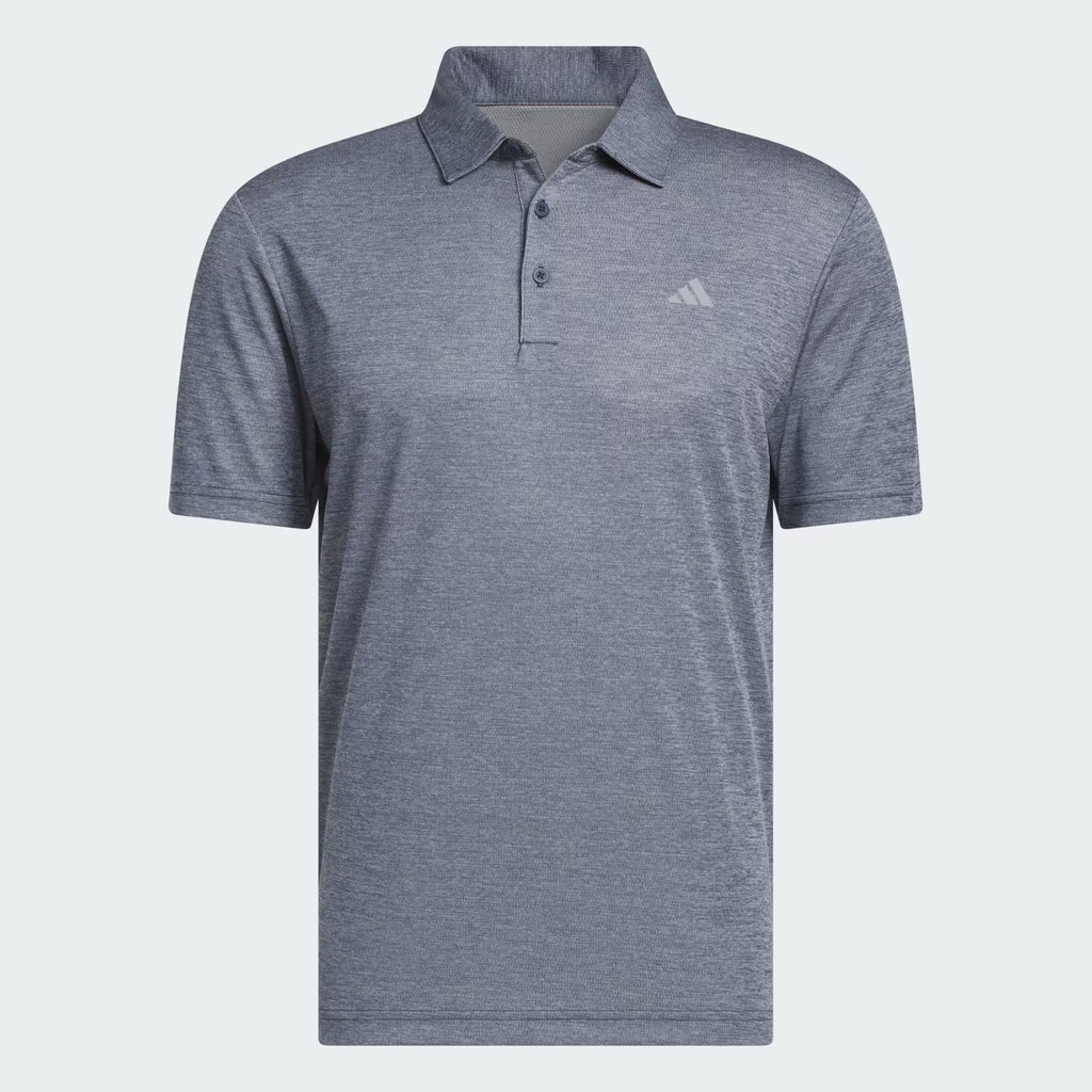 ADIDAS PERFORMANCE HEATHER POLO SHIRT