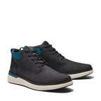 TIMBERLAND CROSS MARK CHKKA BOOTS BLACK NUBUCK W BLUE