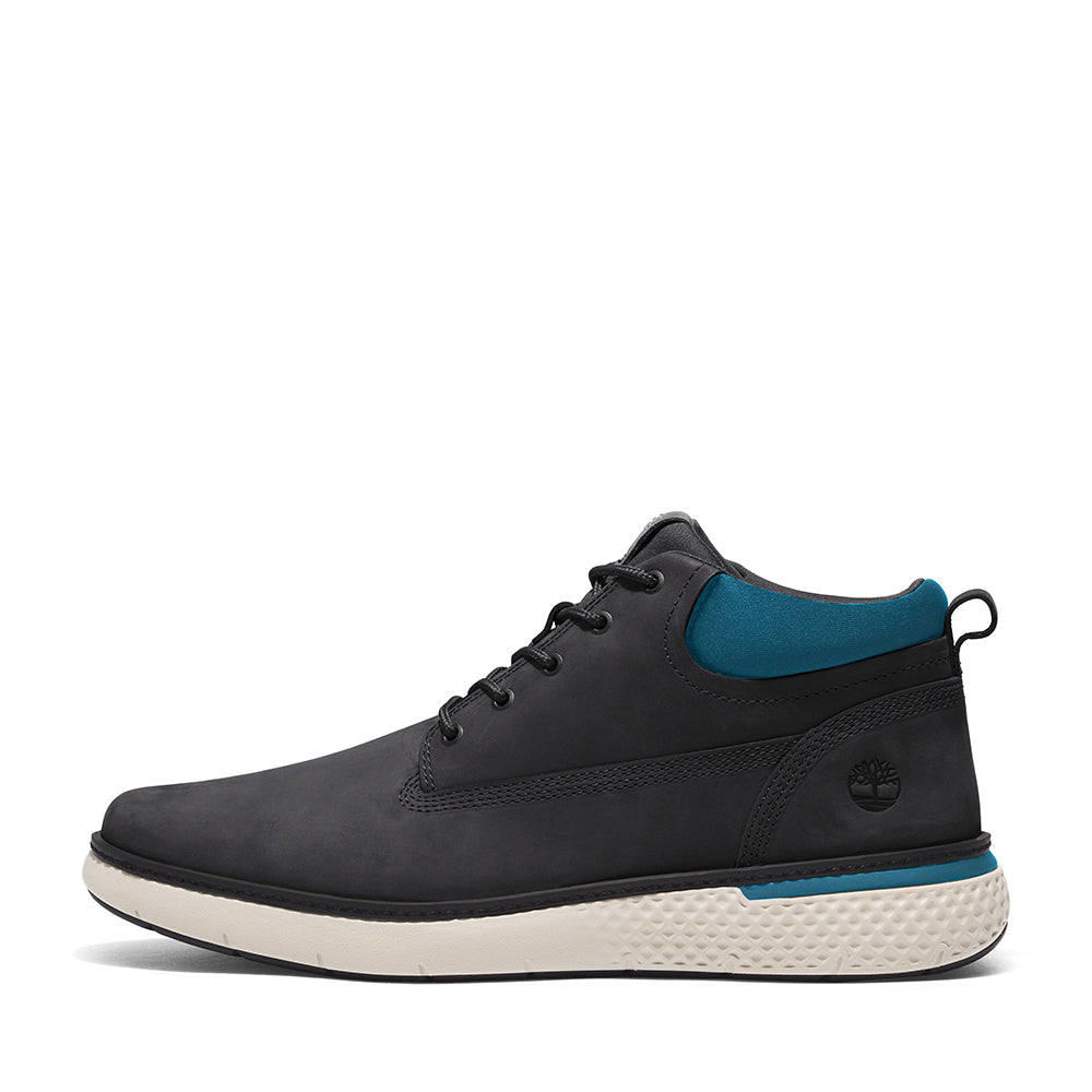 TIMBERLAND CROSS MARK CHKKA BOOTS BLACK NUBUCK W BLUE