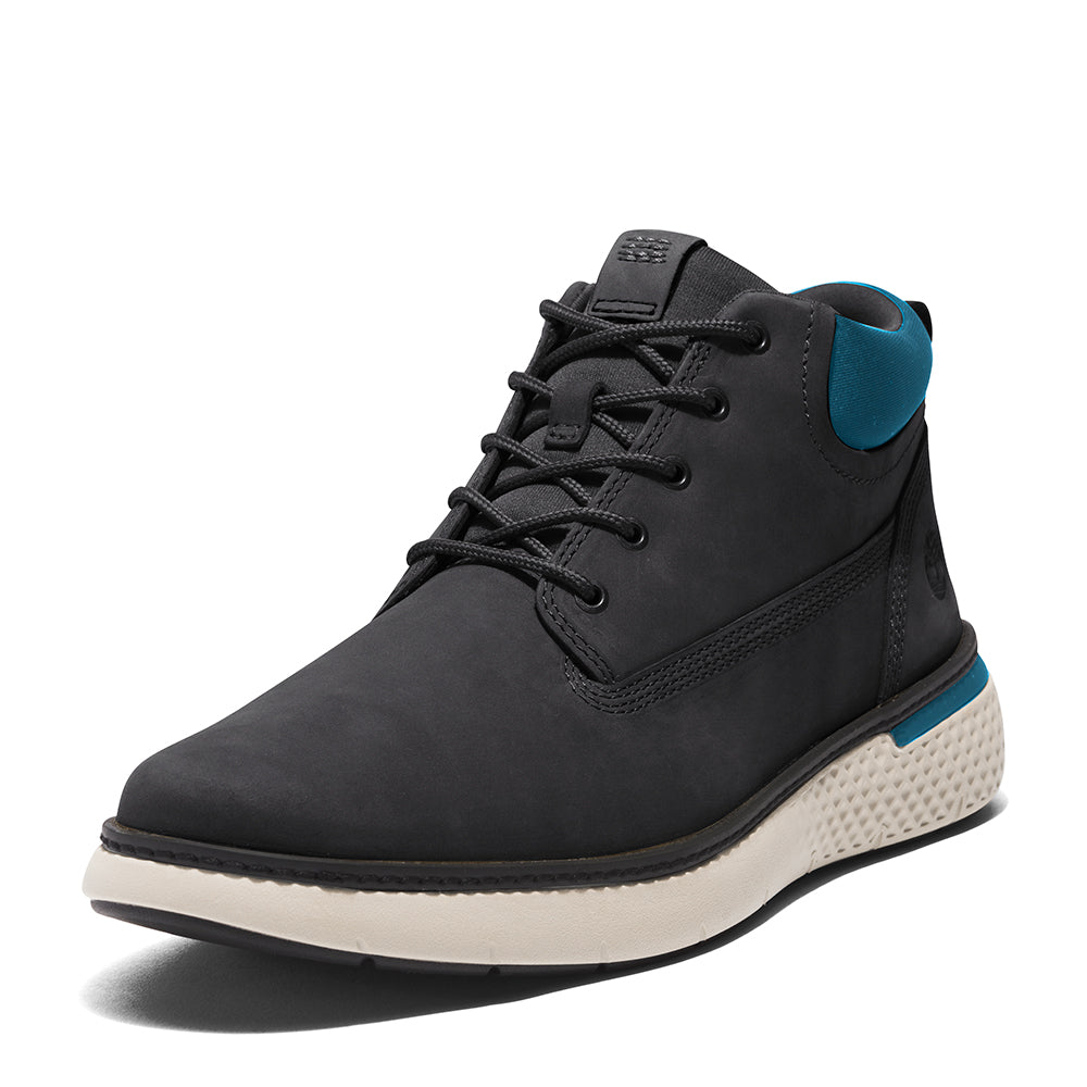 TIMBERLAND CROSS MARK CHKKA BOOTS BLACK NUBUCK W BLUE