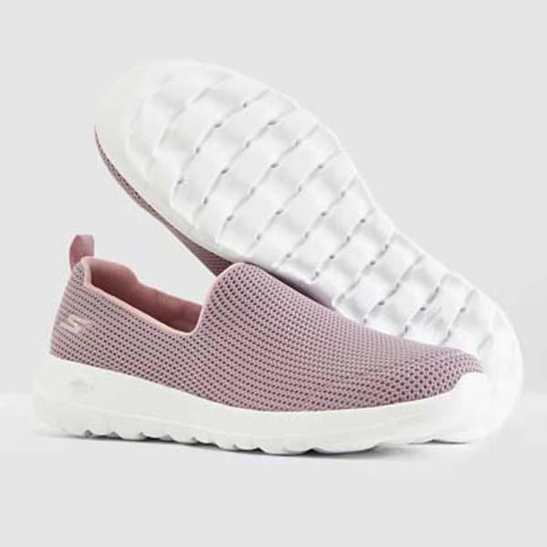 SKECHERS حذاء لوفر GO WALK رمادي/وردي