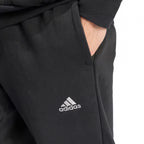 ADIDAS Men's Full Tracksuit Fleece Colorblock Black Hoodie