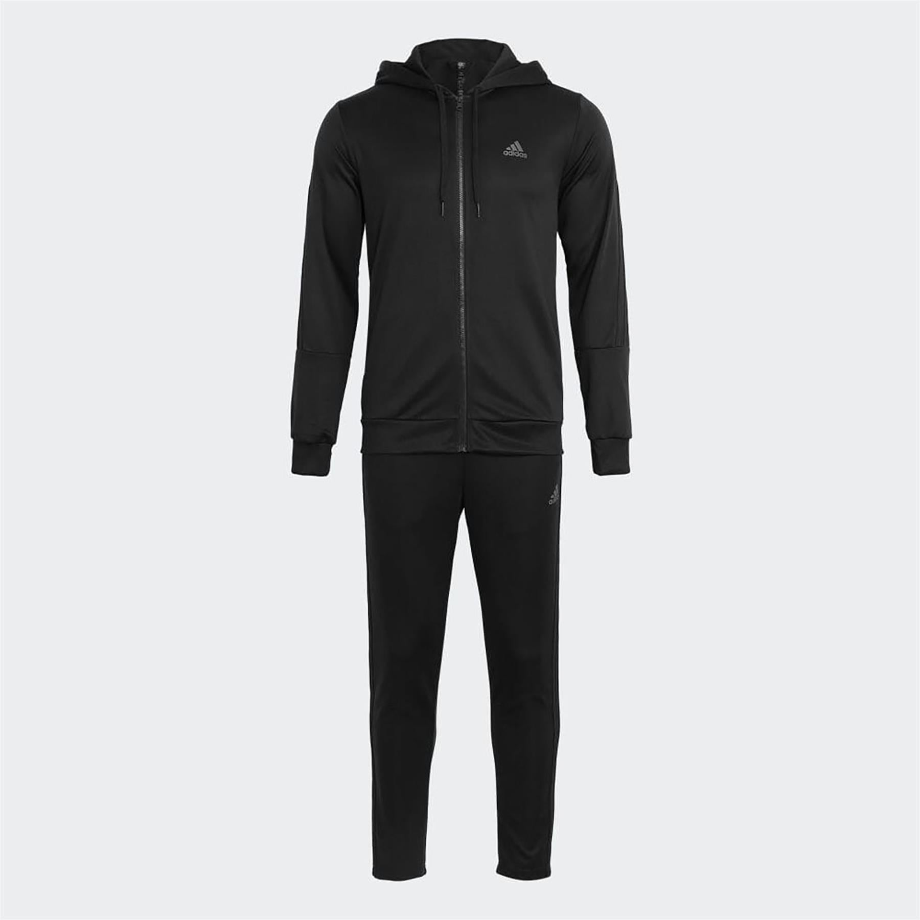ADIDAS 3-Stripes Tracksuit, Black