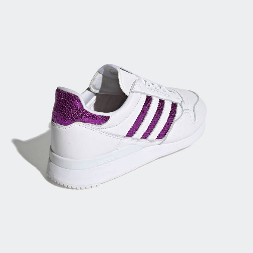 أديداس أوريجينالز ZX 500 أبيض سحابي/أرجواني صارخ