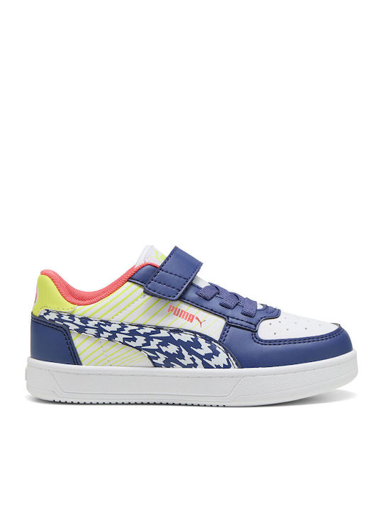 PUMA CAVEN 2.0 KIDS SNEAKERS WITH SCRATCH BLUE
